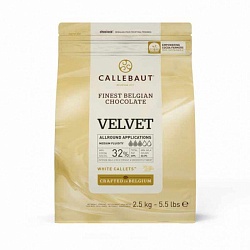 Шоколад белый Callebaut Velvet 32% 2,5 кг