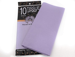 Бумага Тишью сиреневый 50*36 см 10 листов
